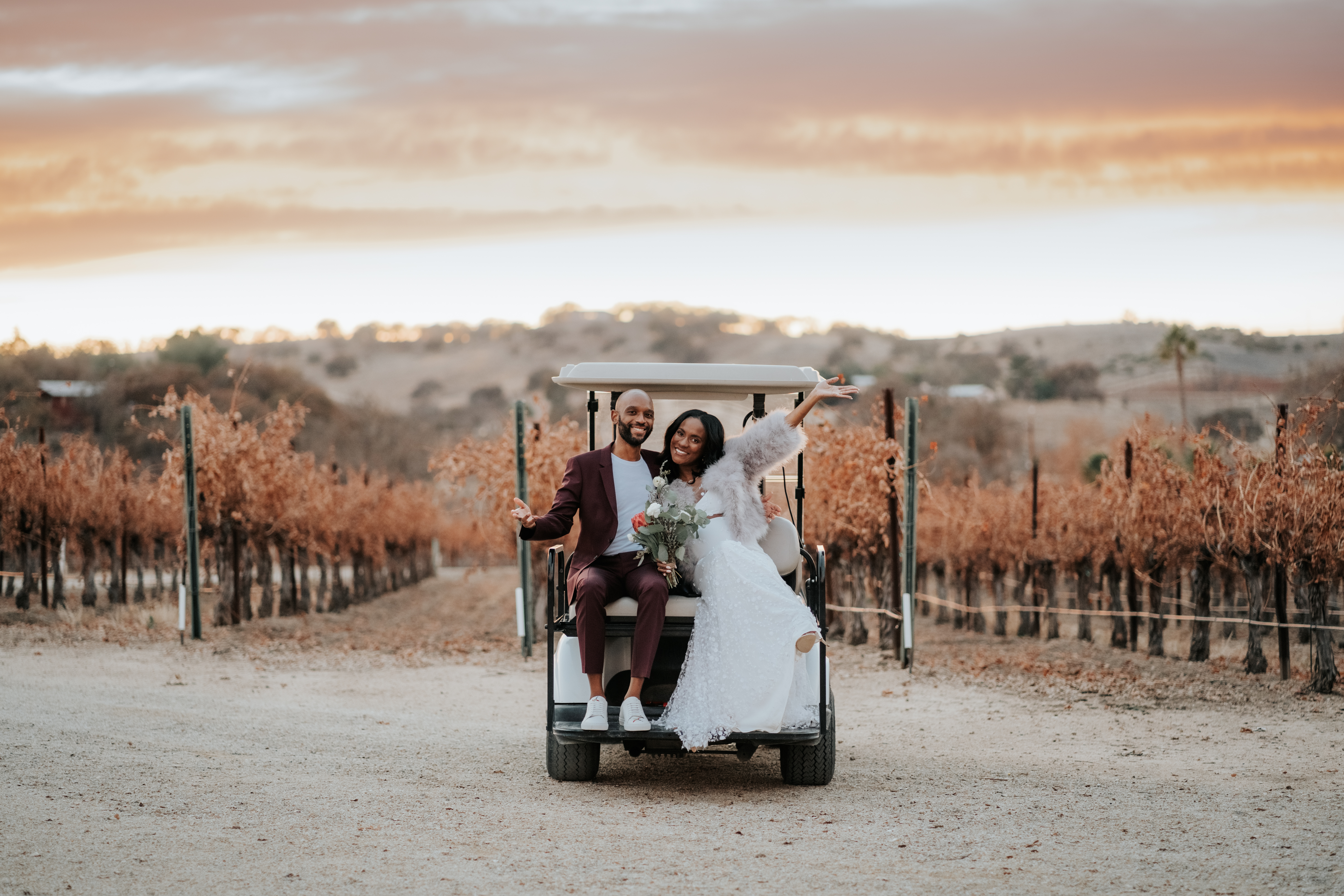 Vineyard wedding at Cass Winery, Paso Robles, California
