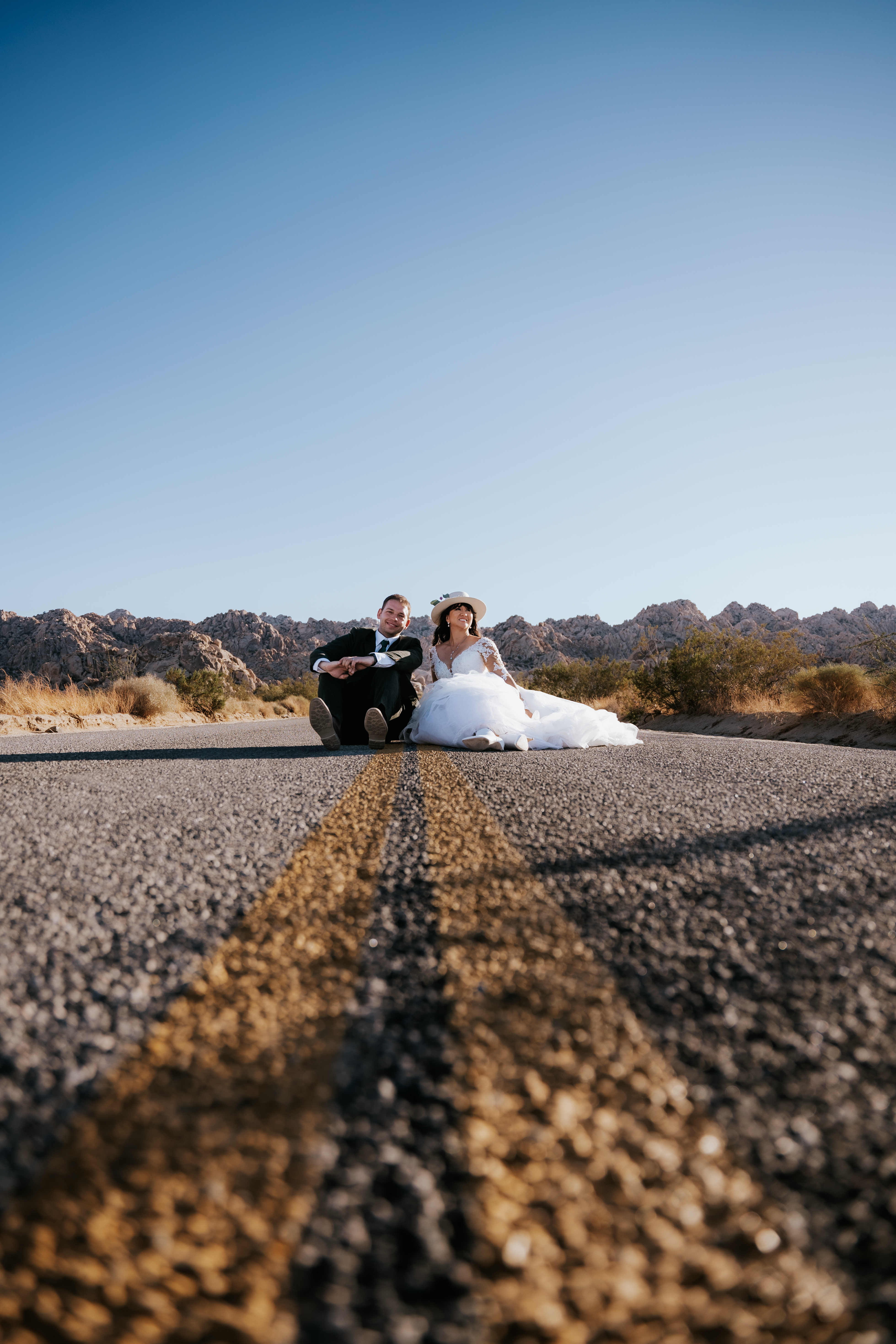 Rustic desert wedding, Joshua Tree, California